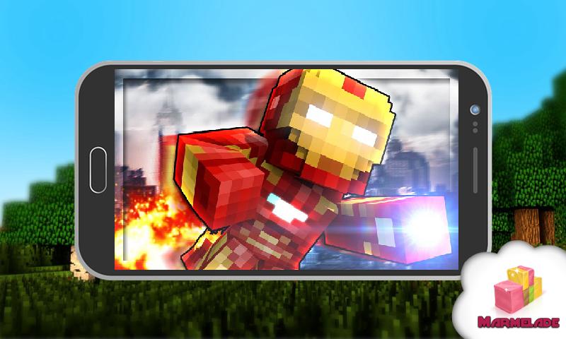 Mod Super Iron-Man Hero MCPE