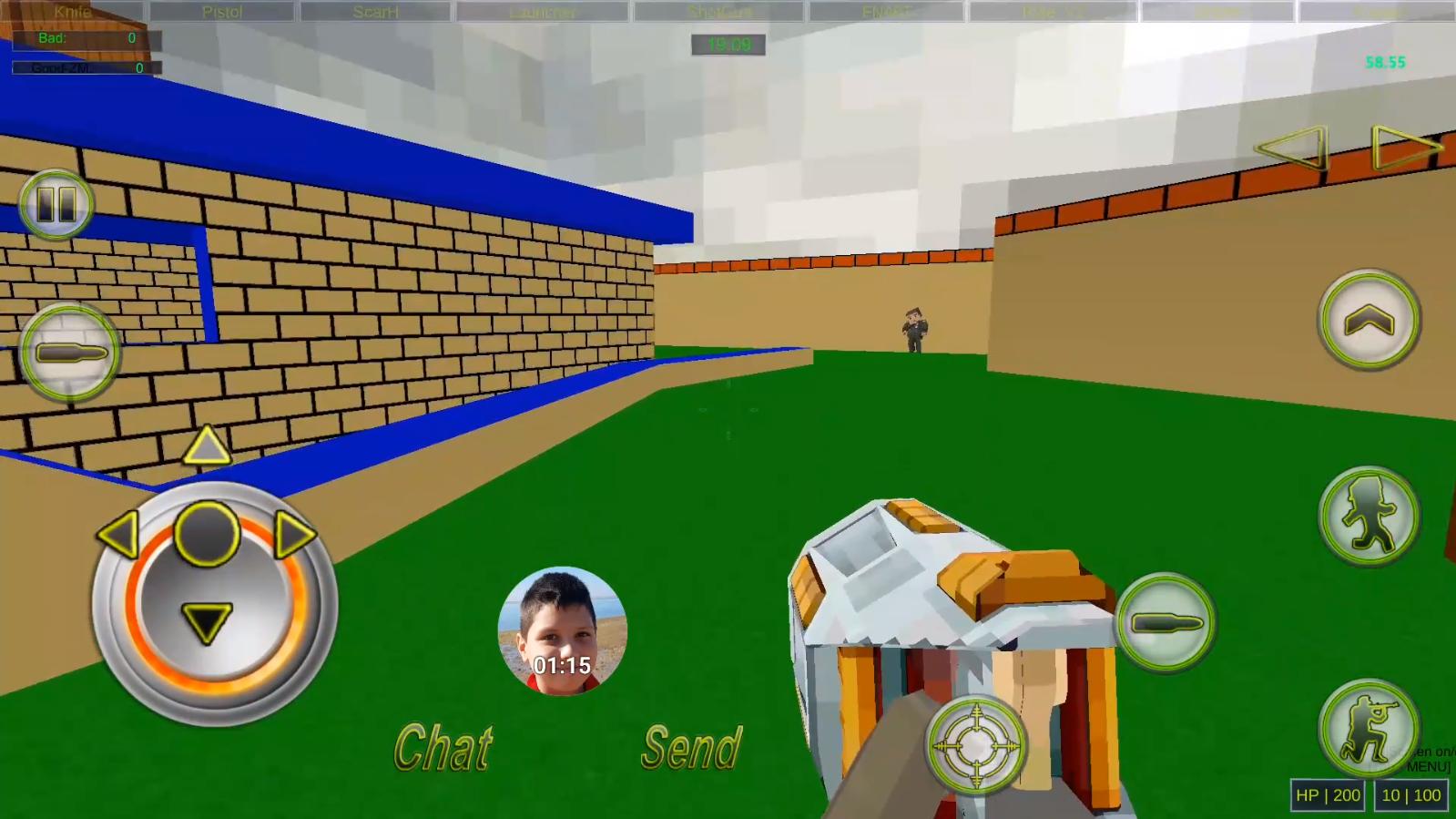 Zombie Blockfare Of Future Multiplayer