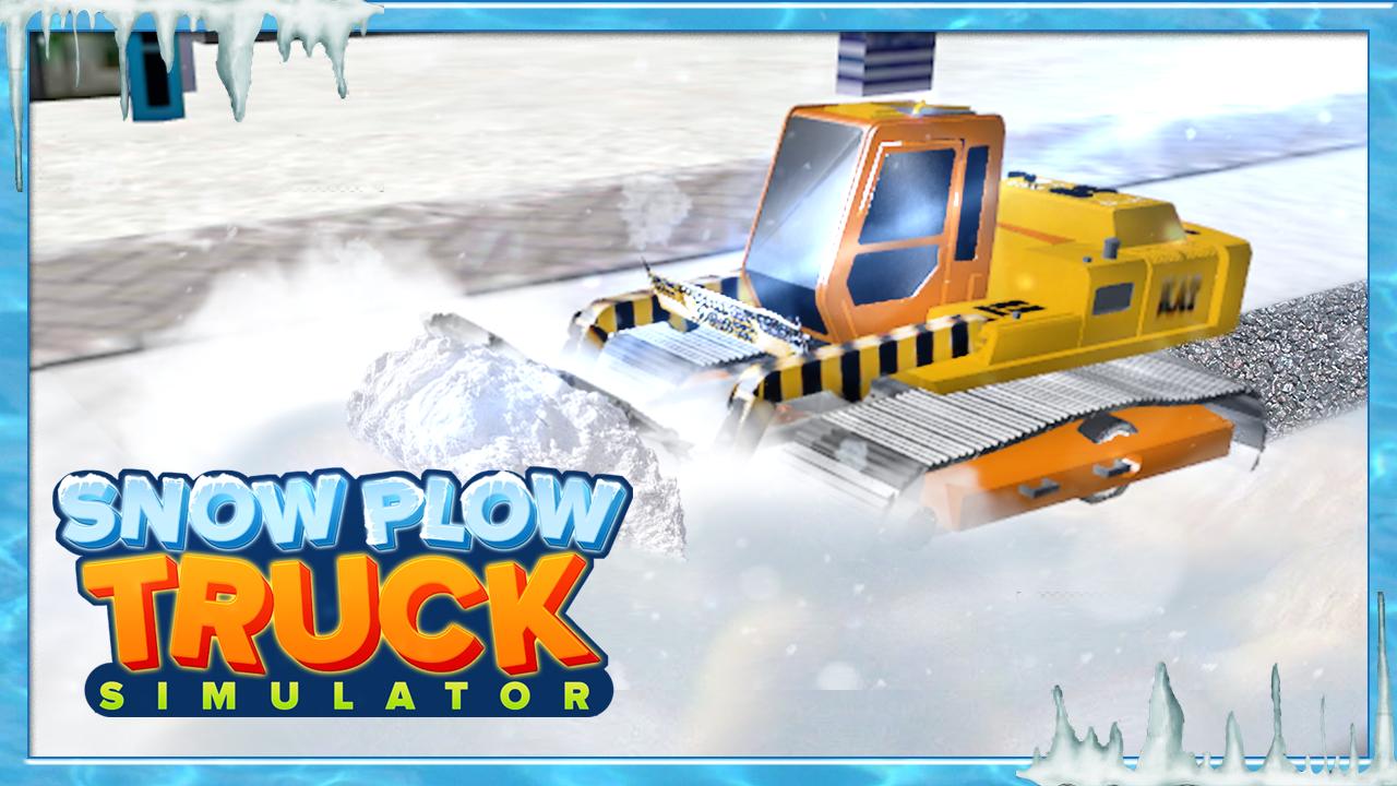 Snow Plow Truck Simulator 3D