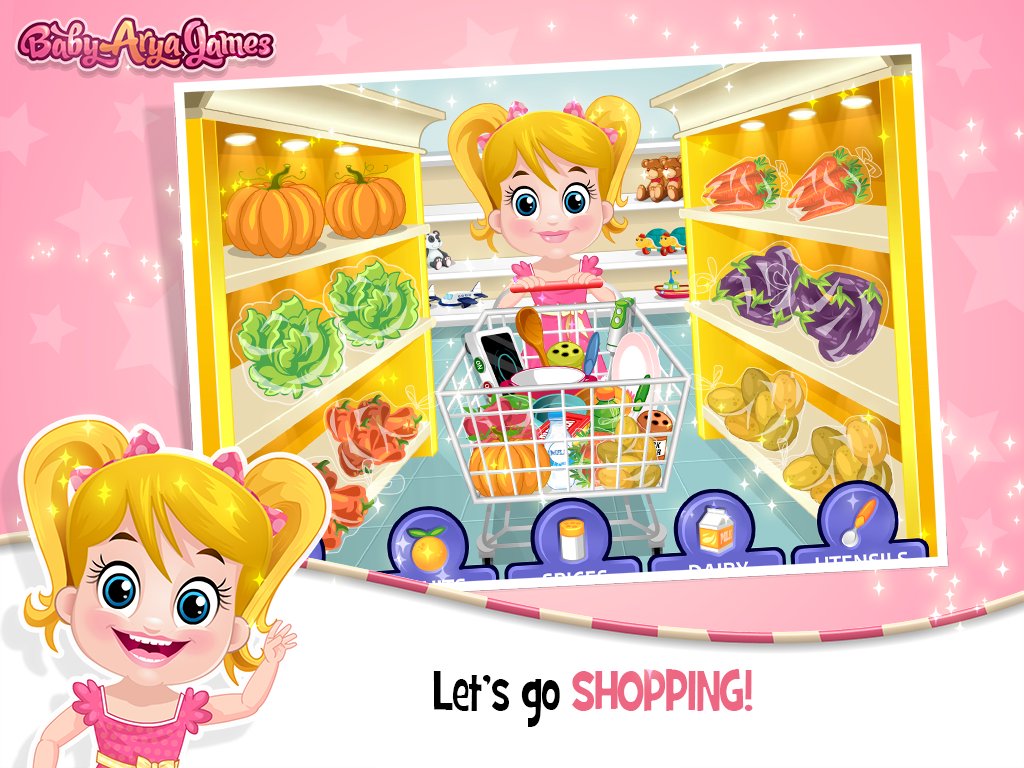 Baby Arya in Kitchen