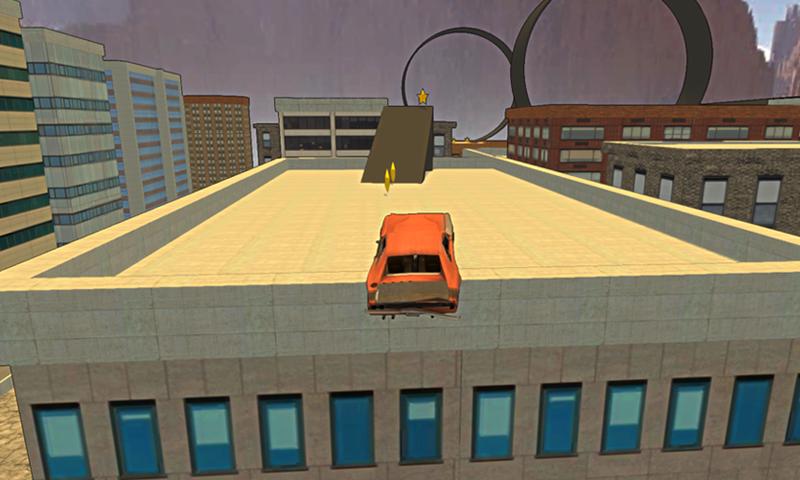 Rooftop Car Stunts 3D