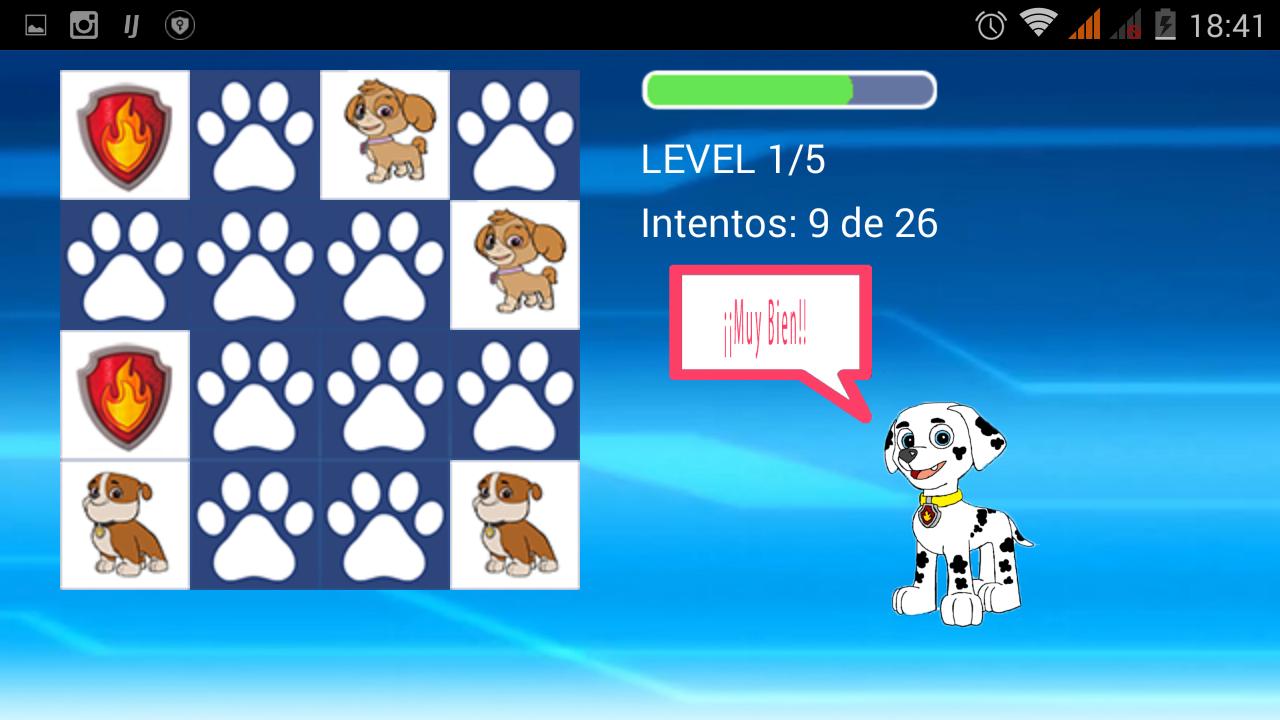 Patrulla de cachorros Memory