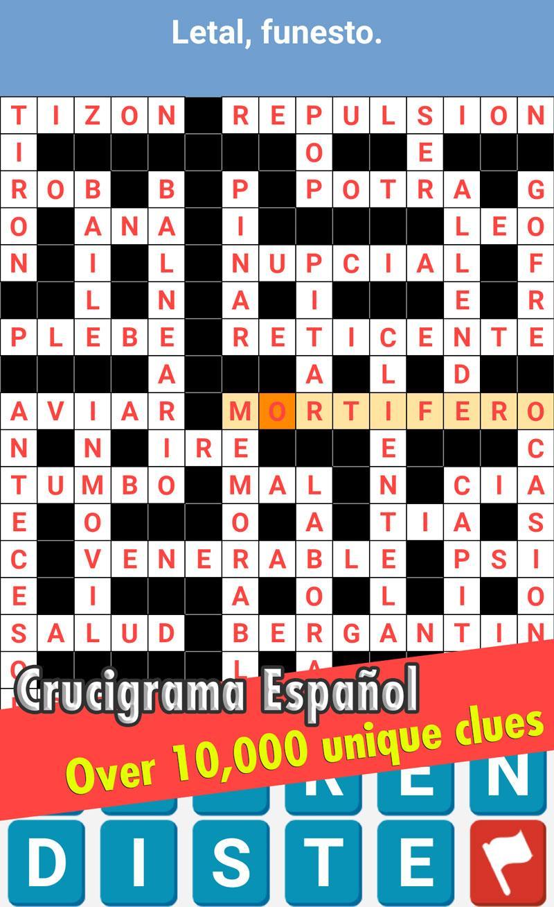 Crossword Spanish Puzzles Game