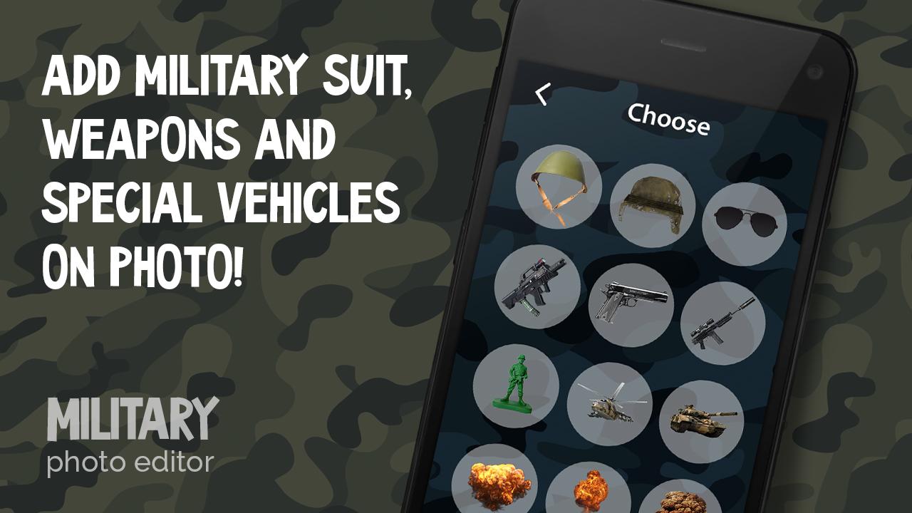 Photo Editor. Military
