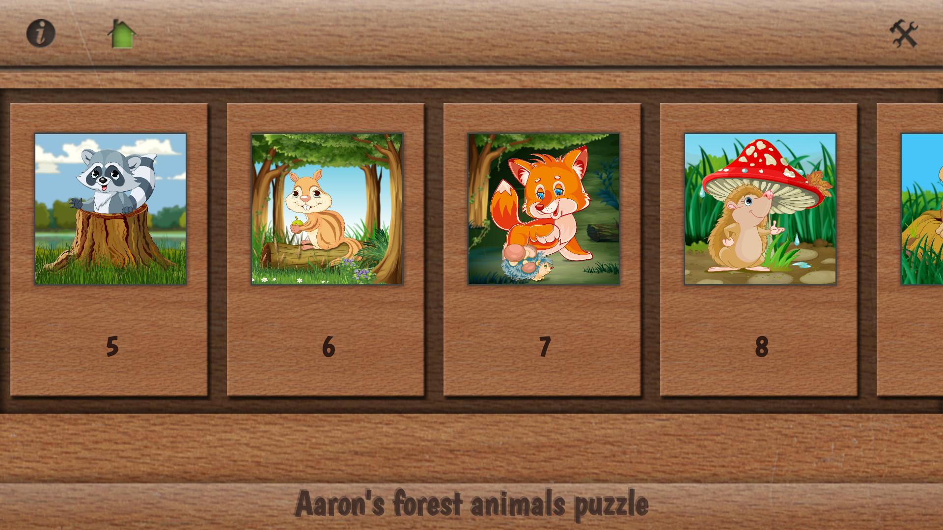 Aaron's Forest Animals Puzzle