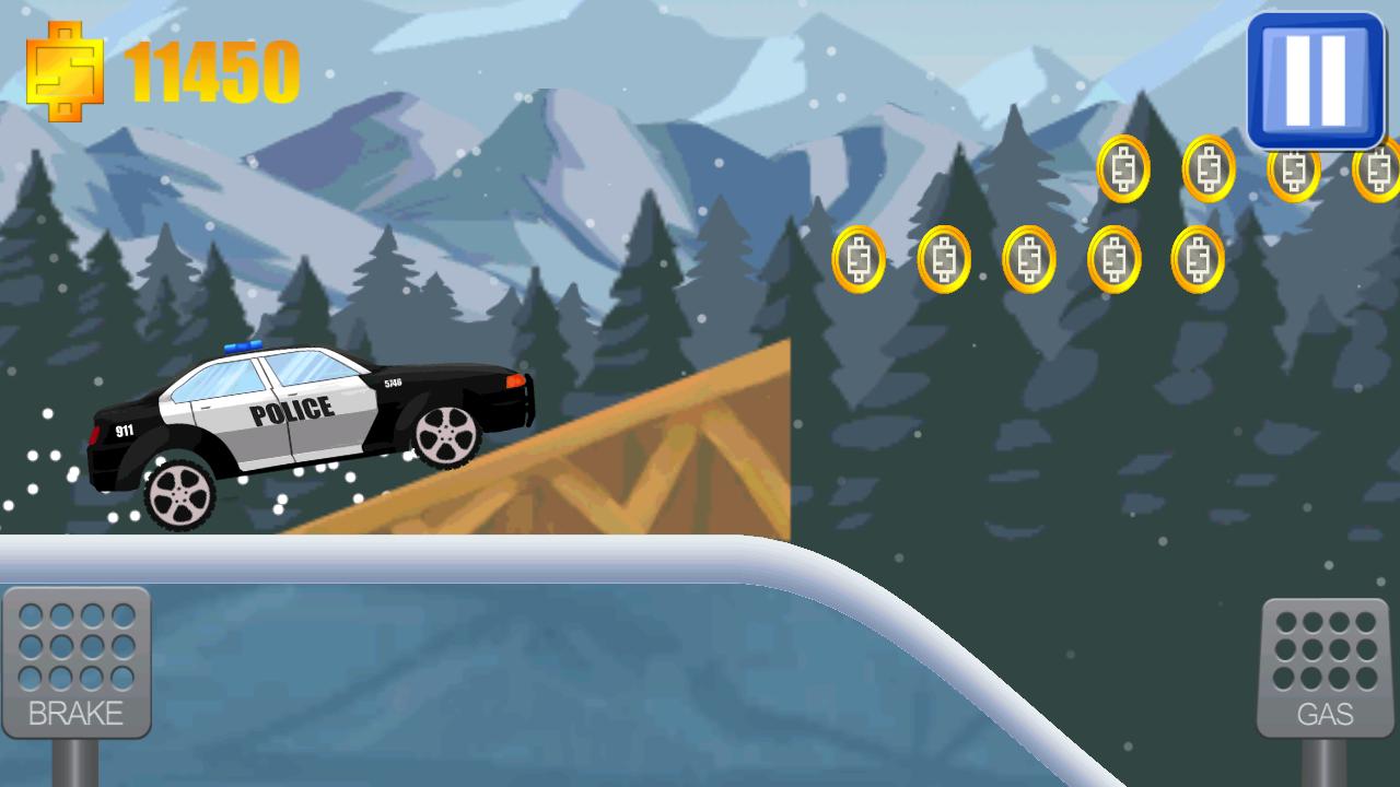Kids car: Snow racing