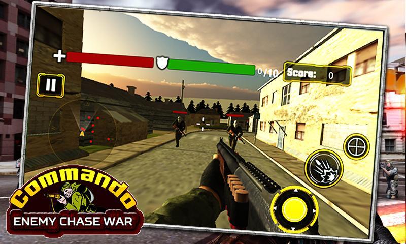 Commando Enemy Chase War