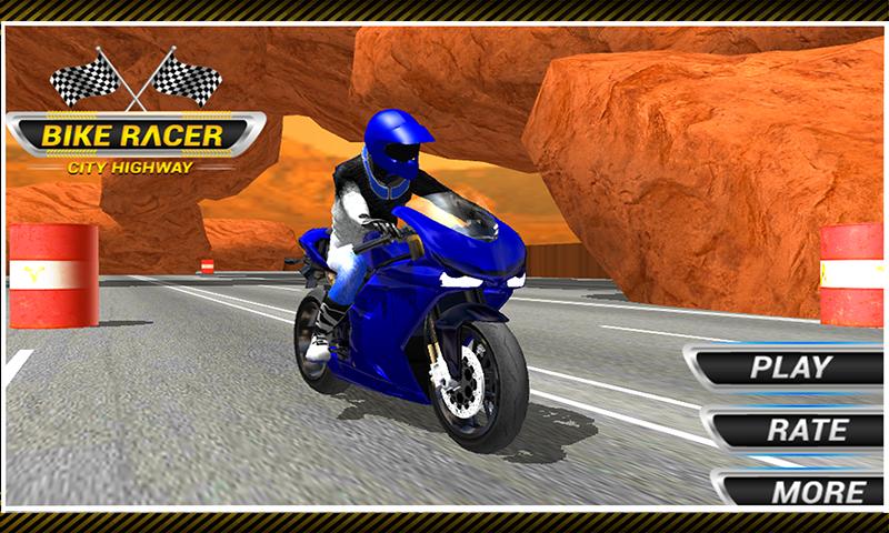 Bike Racer City Highway