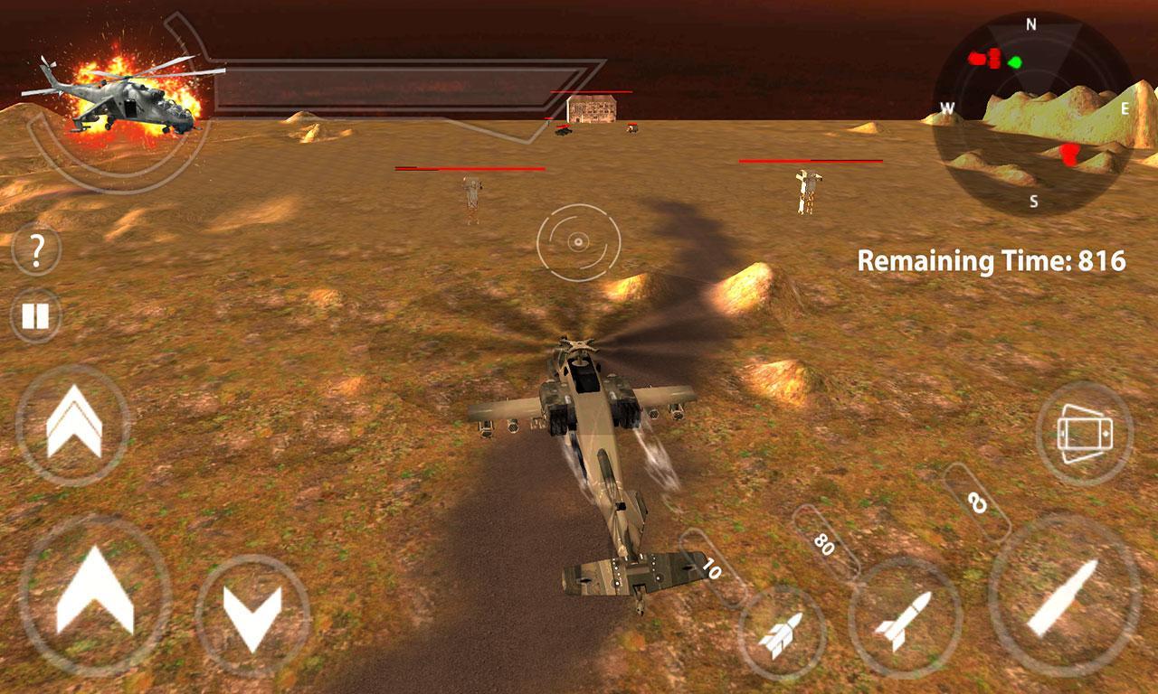 Military Helicopter Air Strike