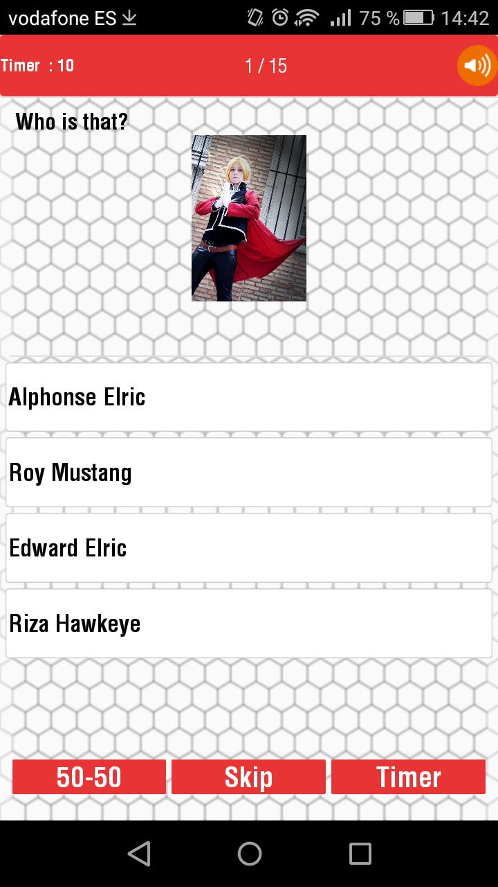 Fullmetal Alchem. Cosplay Quiz