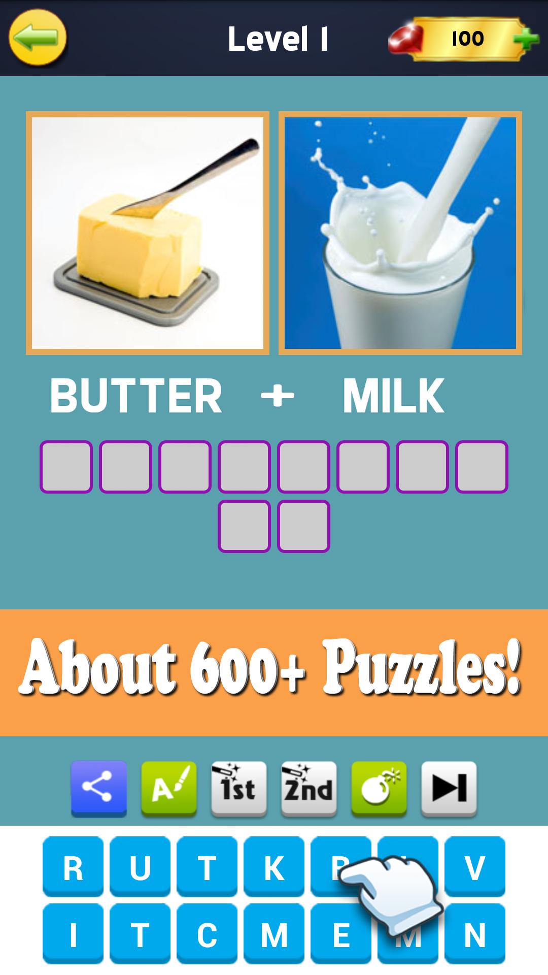 2 Pics 1 Word - 2 Pics Quiz - Fun Word Guessing