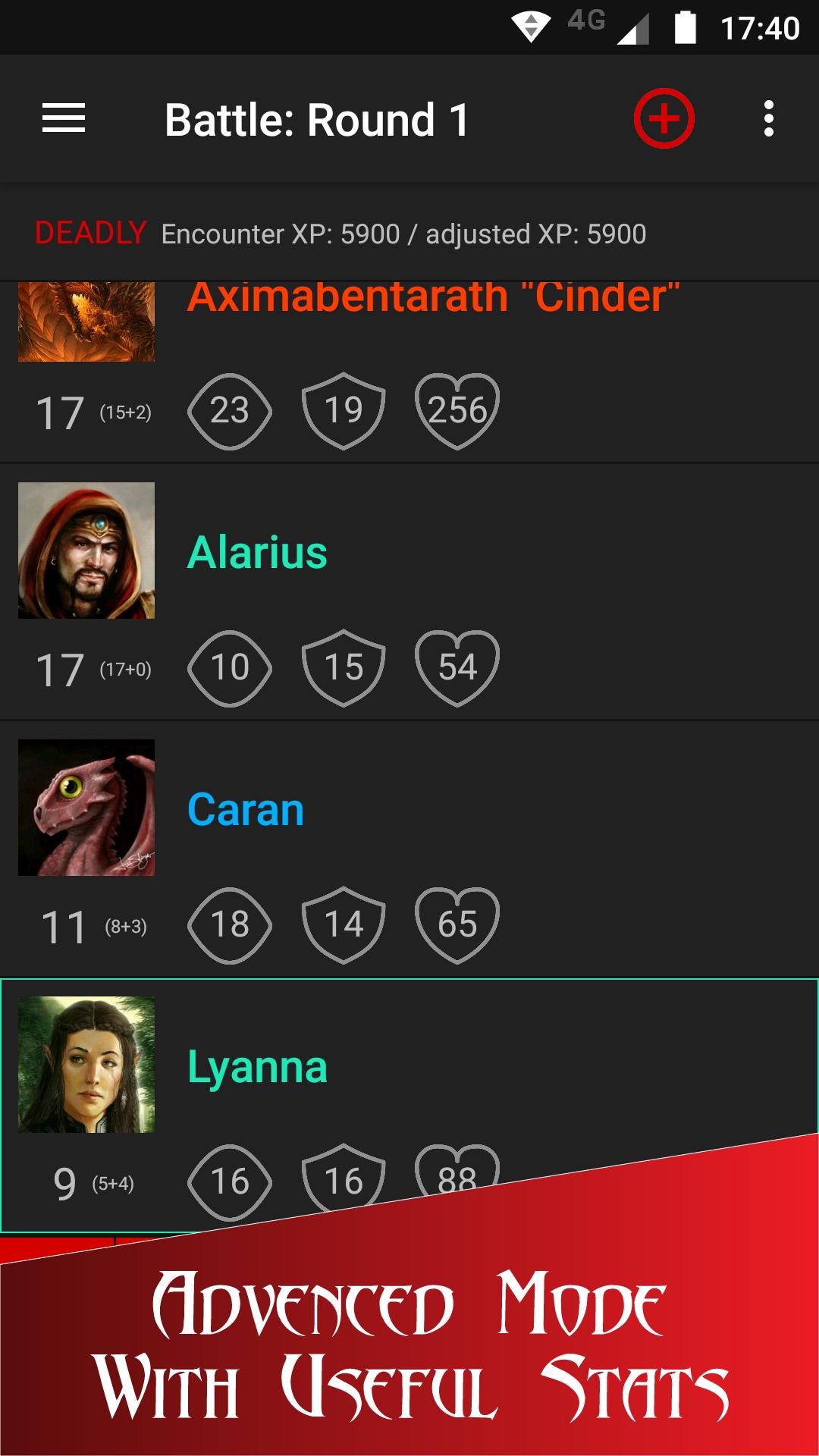 Initiative Tracker for D&D
