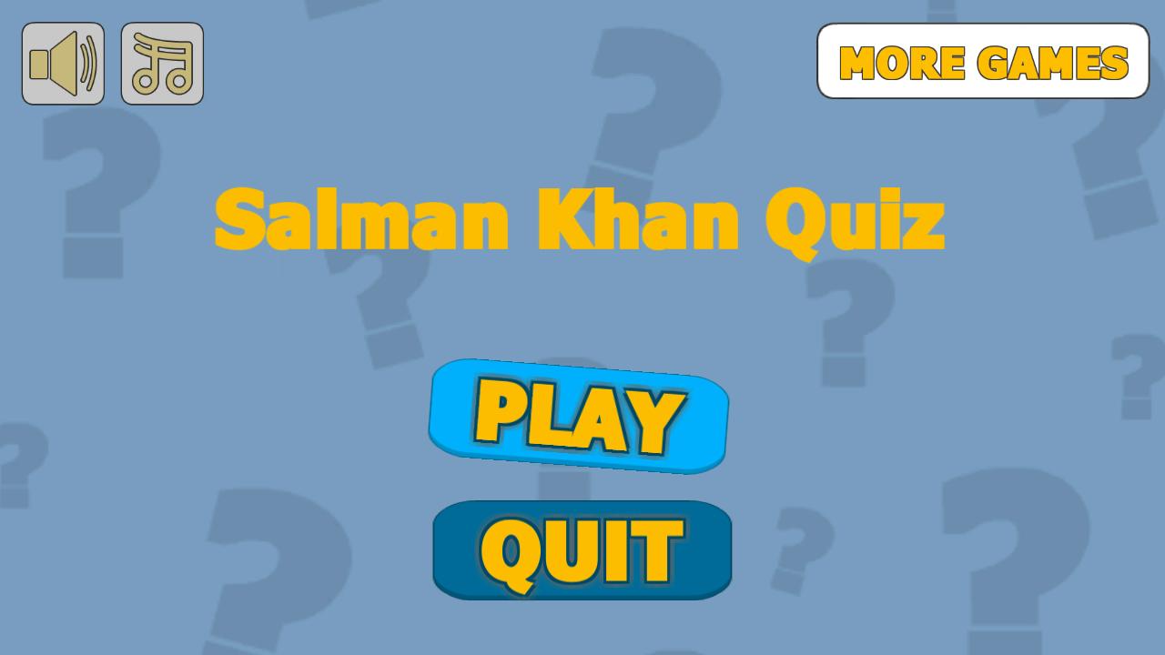 Salman Khan Quiz
