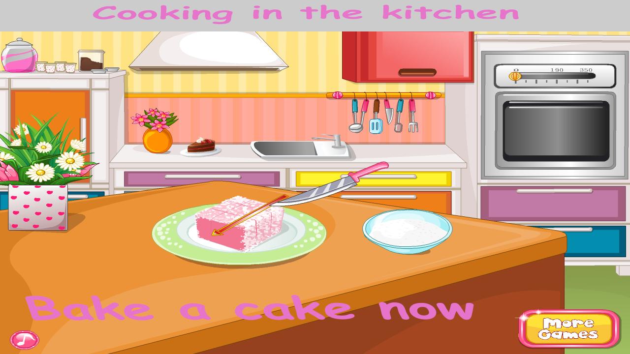 Cooking in kitchen - Bake Cake Cooking Games