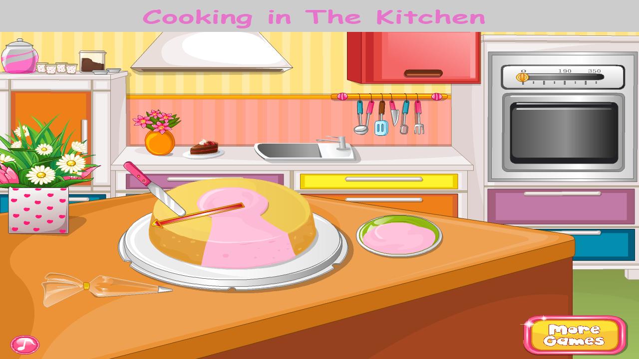 Cooking in kitchen - Bake Cake Cooking Games