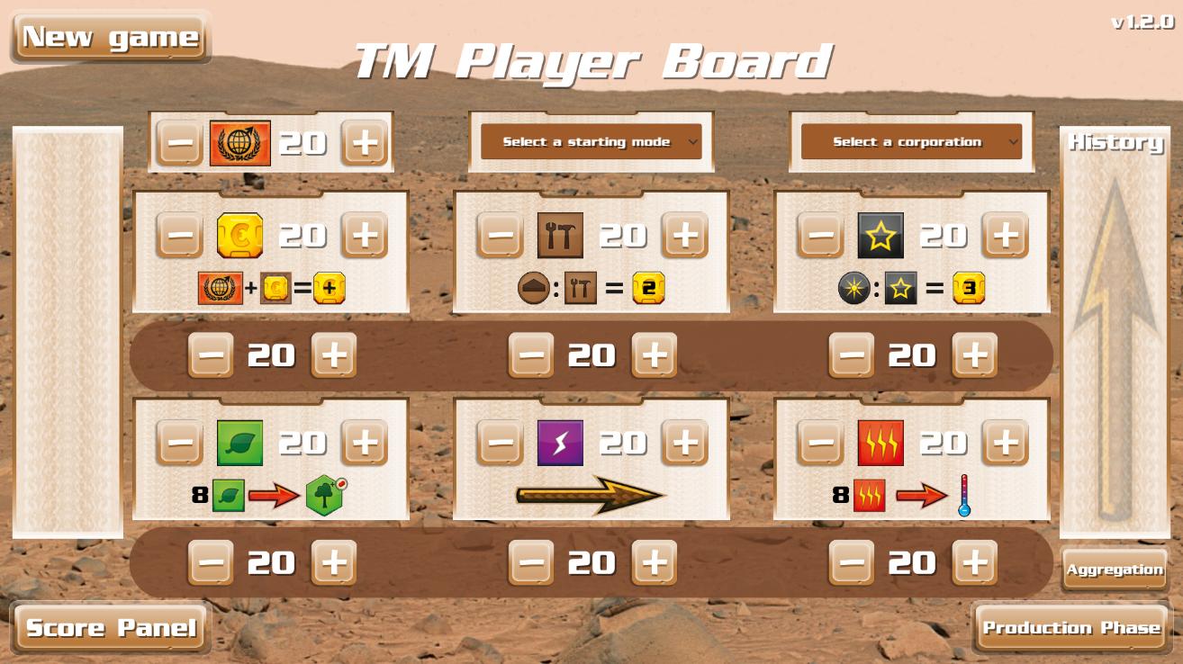 TM - Player Board Free