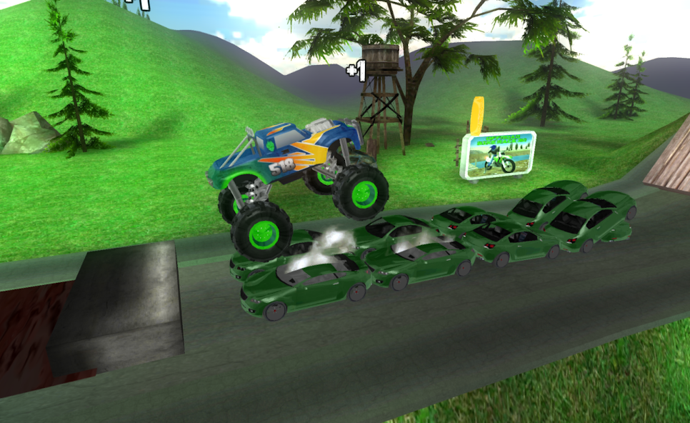 Big Monster Truck Racing 3D