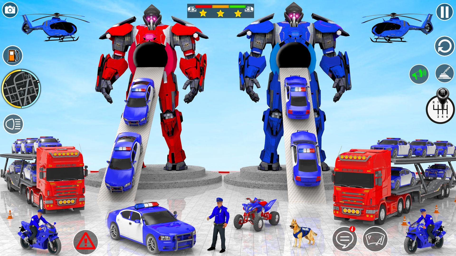 US Police Robot Car Transport