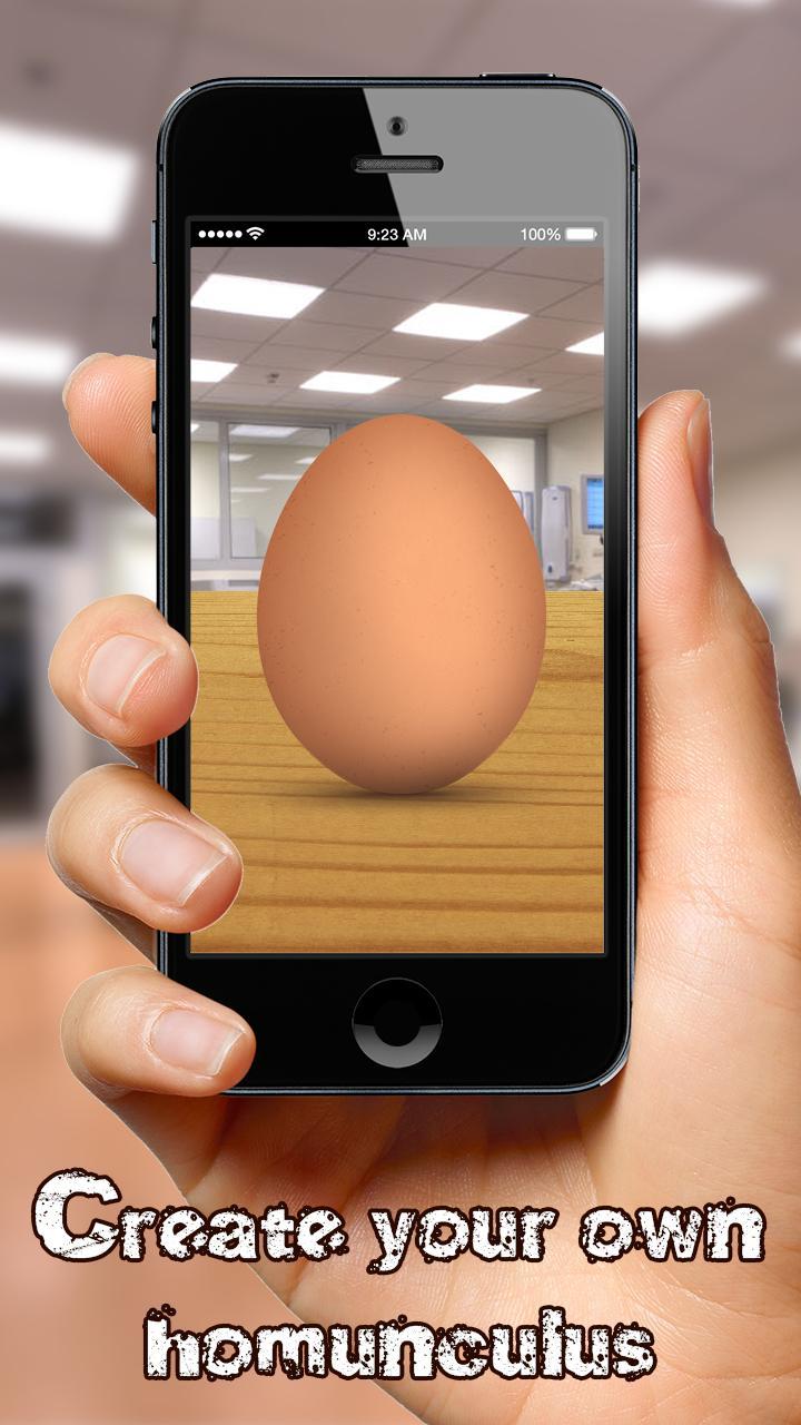 Homunculus on hand Prank