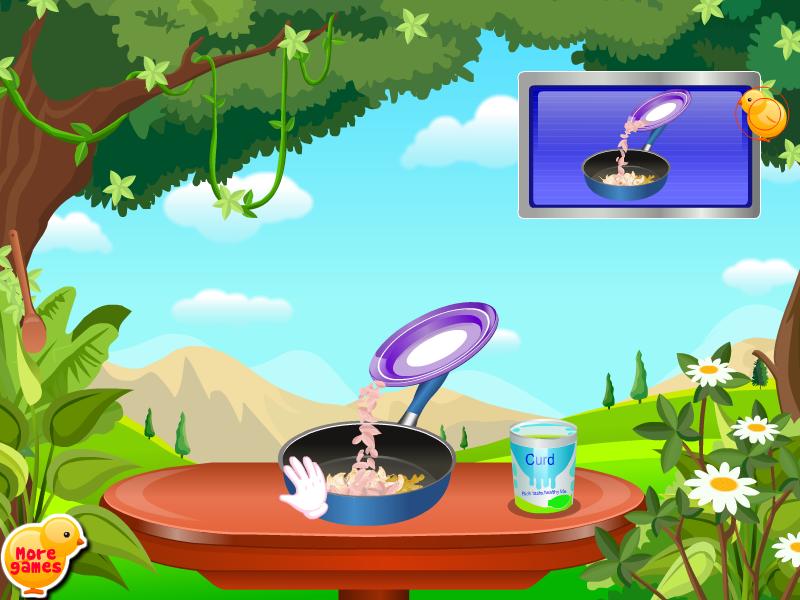 chicken kebab cooking games