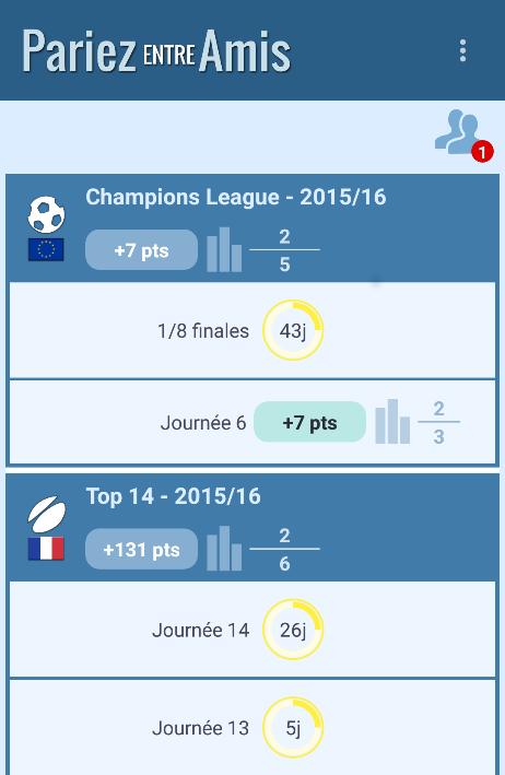 PariezEntreAmis, pari gratuit