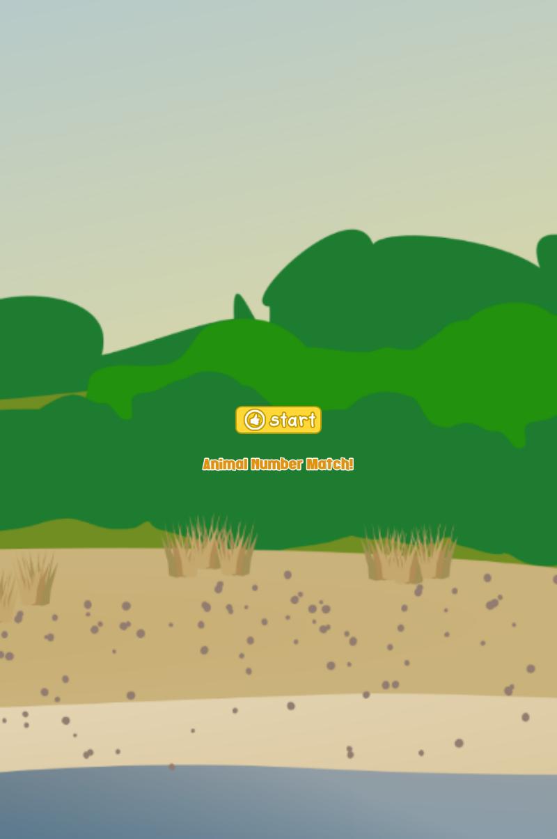 Animal Number Match Game