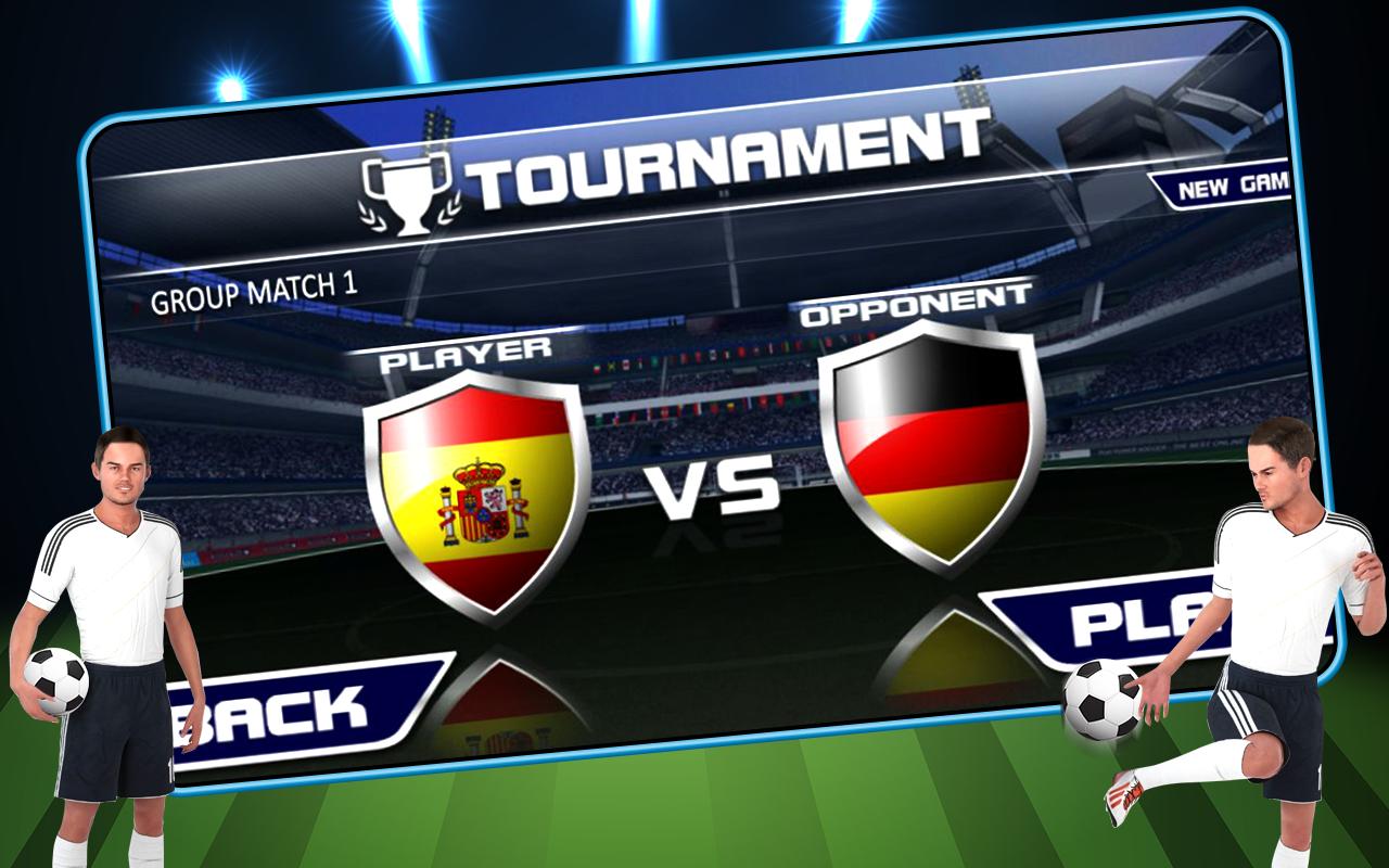 play soccer tournament