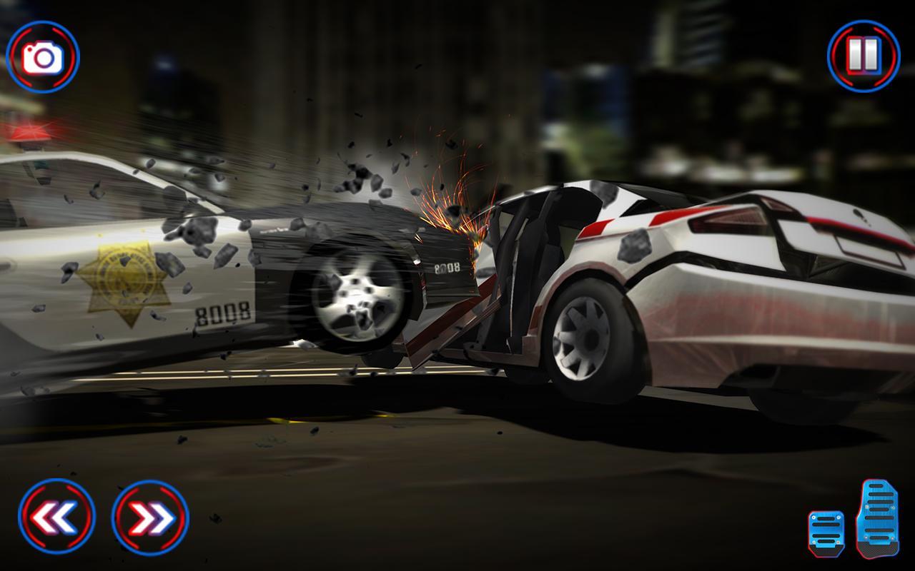 Police Chase Criminal Cars